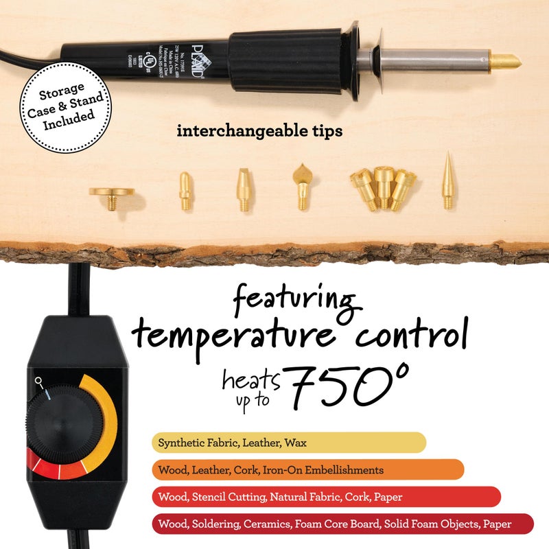 Plaid Decorative 15 pc. Wood Burning Set - Image 4